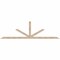Ekena Millwork Saratoga Smooth Timber Gable Bracket, Douglas Fir, 108"W x 31 1/2"H x 3 1/2"D x 3 1/2"F, 7/12 Pitch GBW108X31X0404SAR00SDF - alternate 1